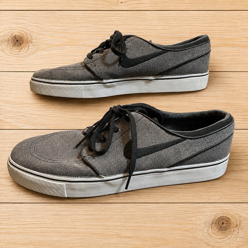 Nike SB Zoom Stefan Janoski Sneakers Mens 13 Dark Grey Black Skate Shoes Y2K[V]